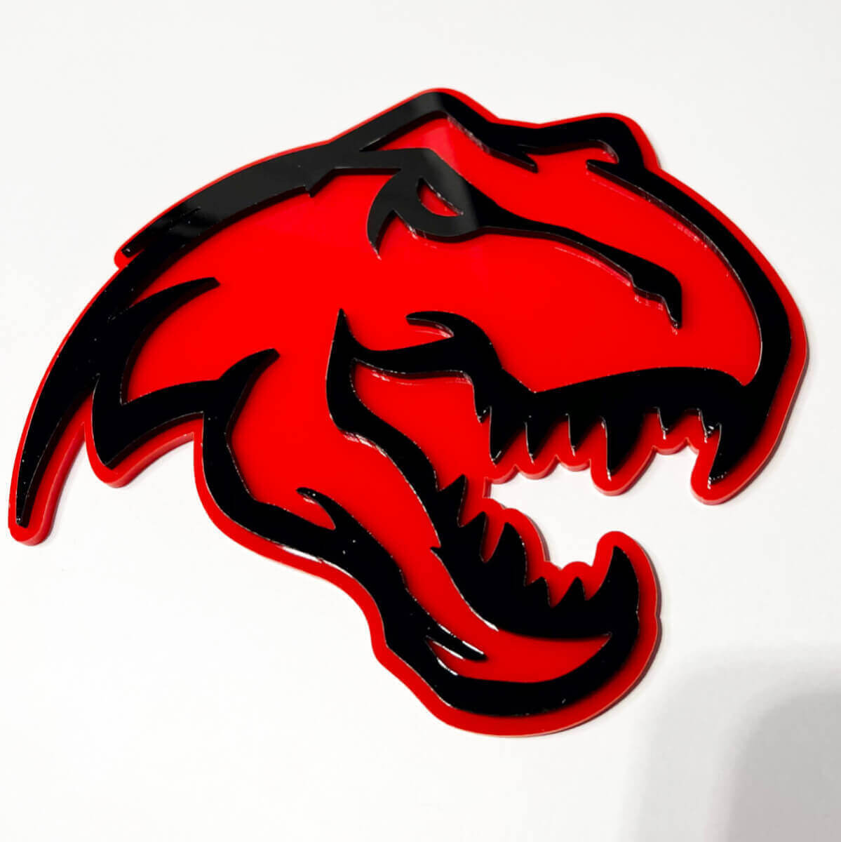 Dinosaur T -Rex TRX 3D Insignia - Emblema de insignias de la rejilla del guardabarros personalizados
