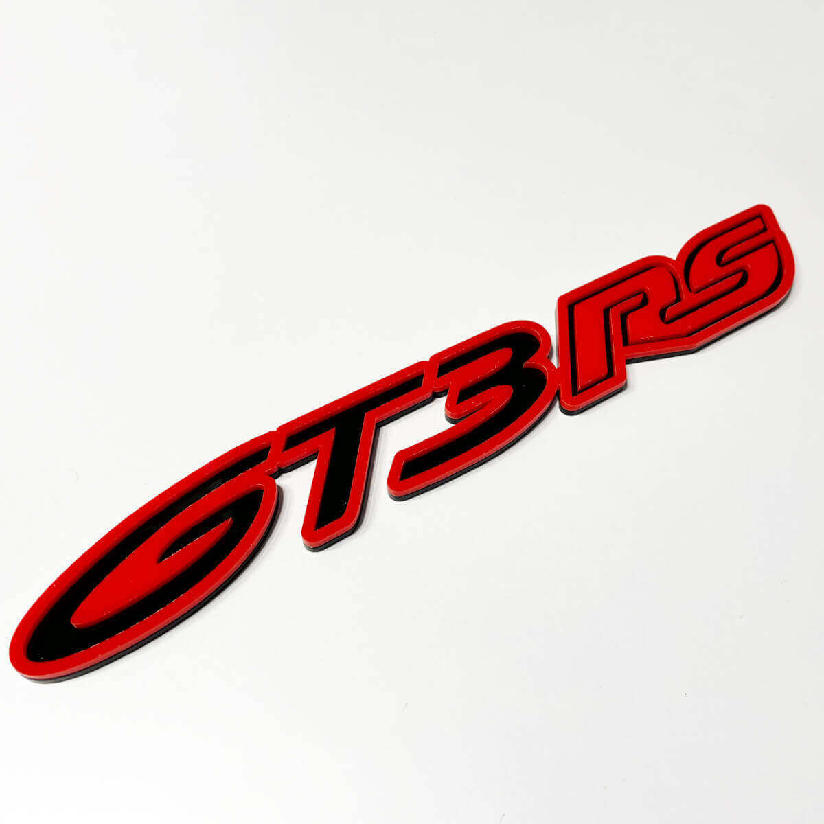 Emblema 3D GT3 RS – Insignias Personalizadas para Guardabarros, Portón Trasero y Parrilla Delantera 2 para Porsche GT3 RS