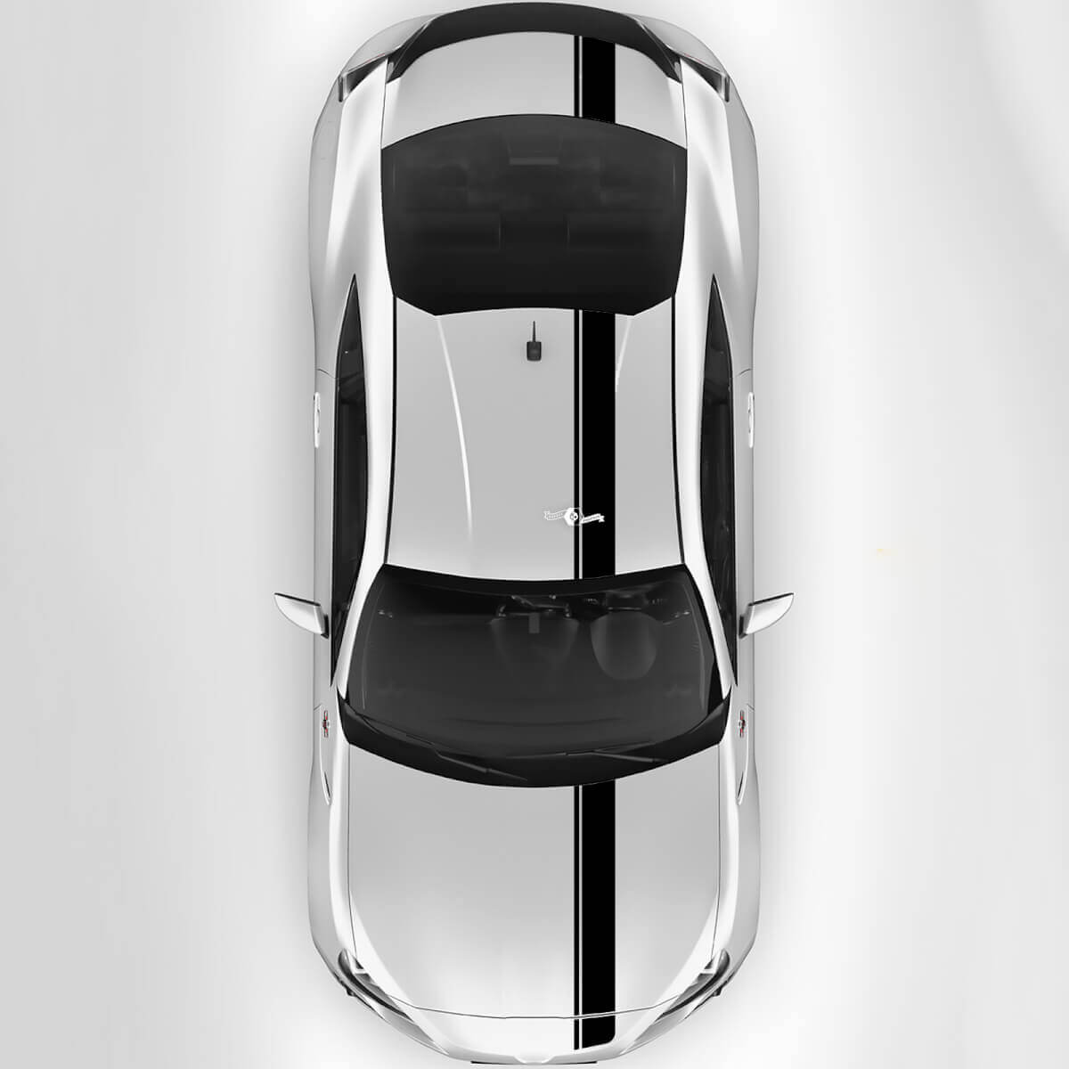 Toyota GR86 Hood Techo Tronco Racing Stripes Gráficos Calcomanías Pegatinas 2
