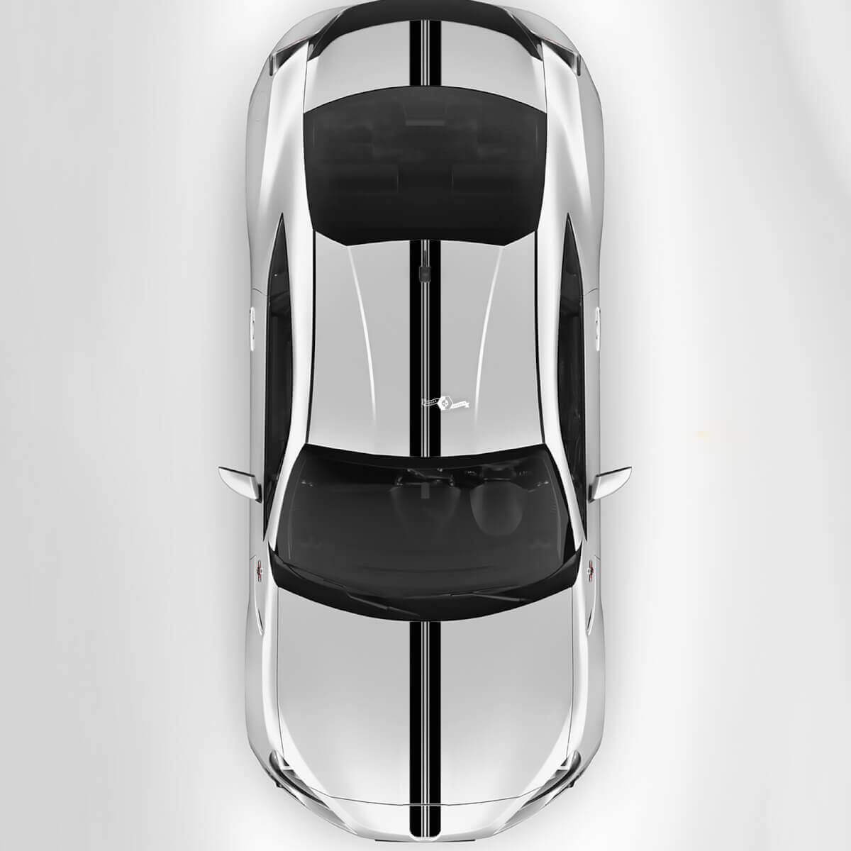 Toyota GR86 Hood Techo Tronco Racing Stripes Gráficos Calcomanías Pegatinas 3
