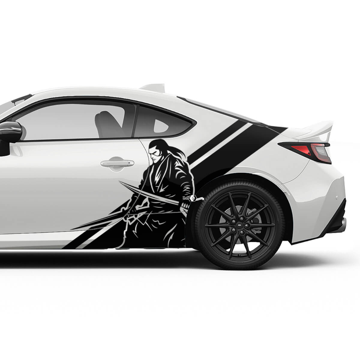 Pegatinas gráficas de rayas laterales para puertas samurái japonesas para Toyota JR86 Supra
