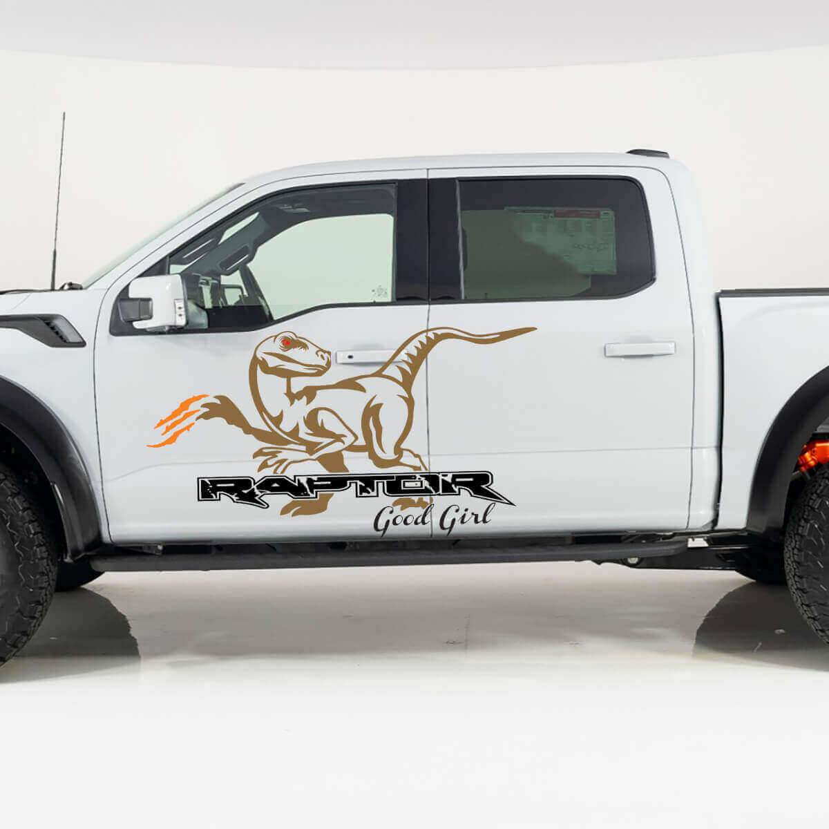 Kit de Calcomanías de Vinilo para Puerta Lateral Good Girl Raptor para Musclecar Raptor