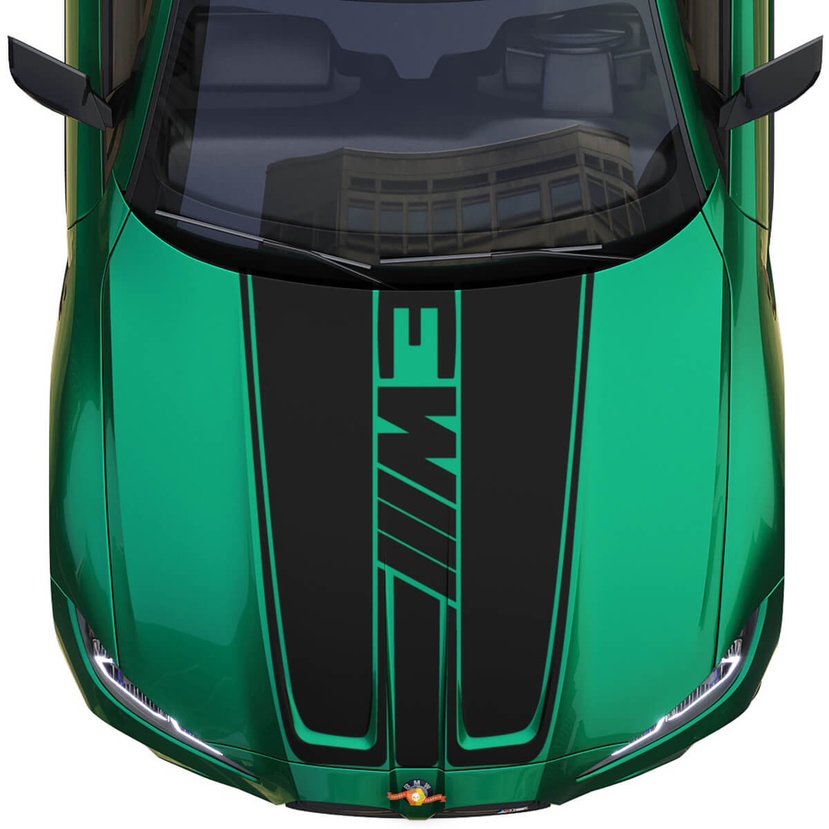 Hood BMW M4 M3 G80 G82 G83 M Performance Hood M Logotipo de vinilo Sticulador
