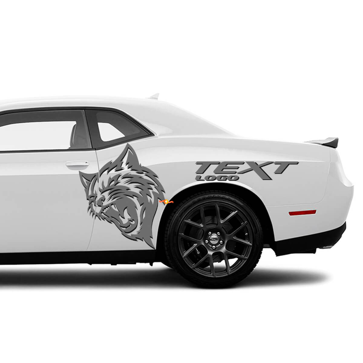 Kit de Vinilos Laterales Personalizados Wildcat para Dodge Challenger Charger