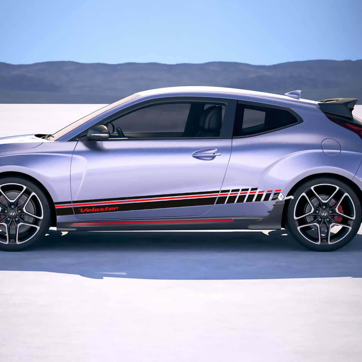 Pegatizas de vinilo Strobe Strobes de carreras de carreras
