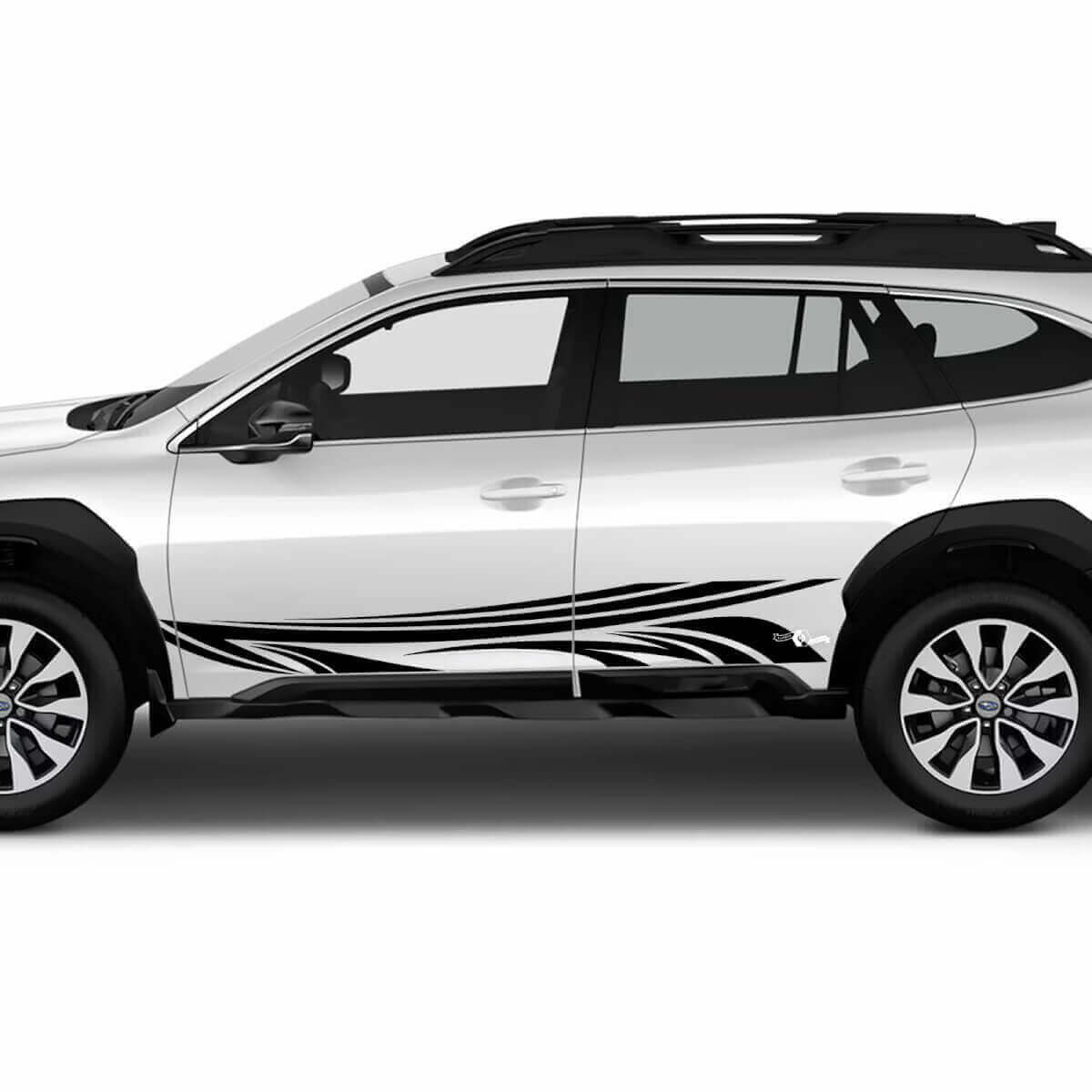 Kit de Vinilo de Rayas Laterales Estilo Tribal para Puerta para Subaru Outback