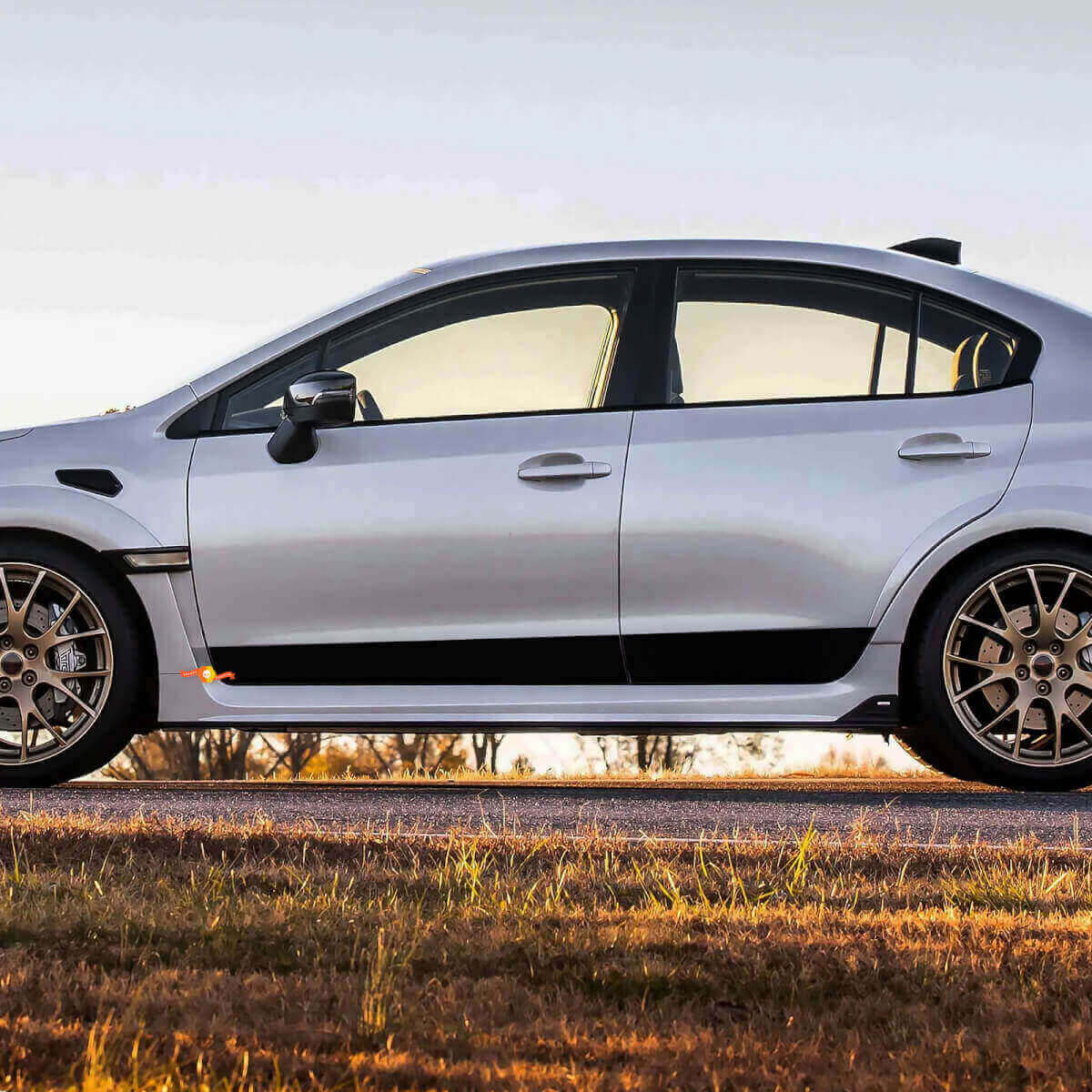 Kit de Vinilos de Tiras para Puertas de Acento para Subaru WRX