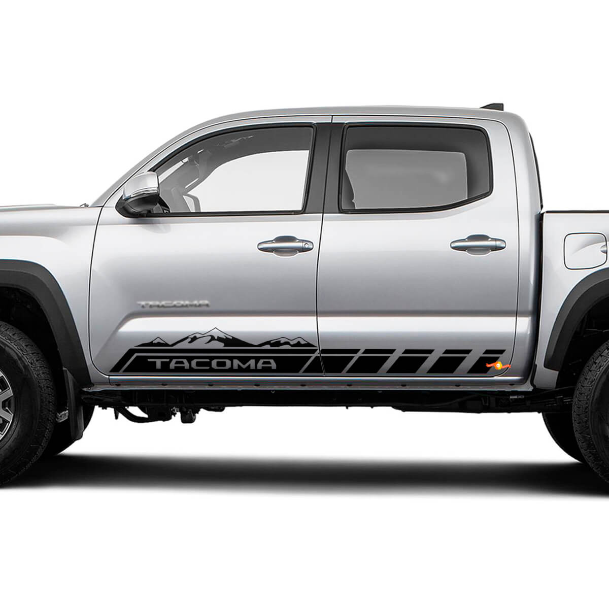 Texto personalizado para TRD Pro Poors Pegatina de calcomanía de vinilo para Toyota Tacoma Tundra + Maneja las calcomanías de TRD

