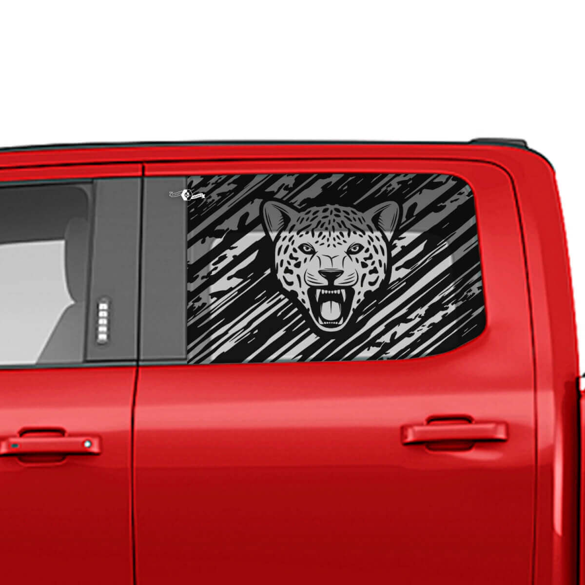 Side Wild Cat Window Decal Pegatina de vinilo gráficos para camiones Ford
