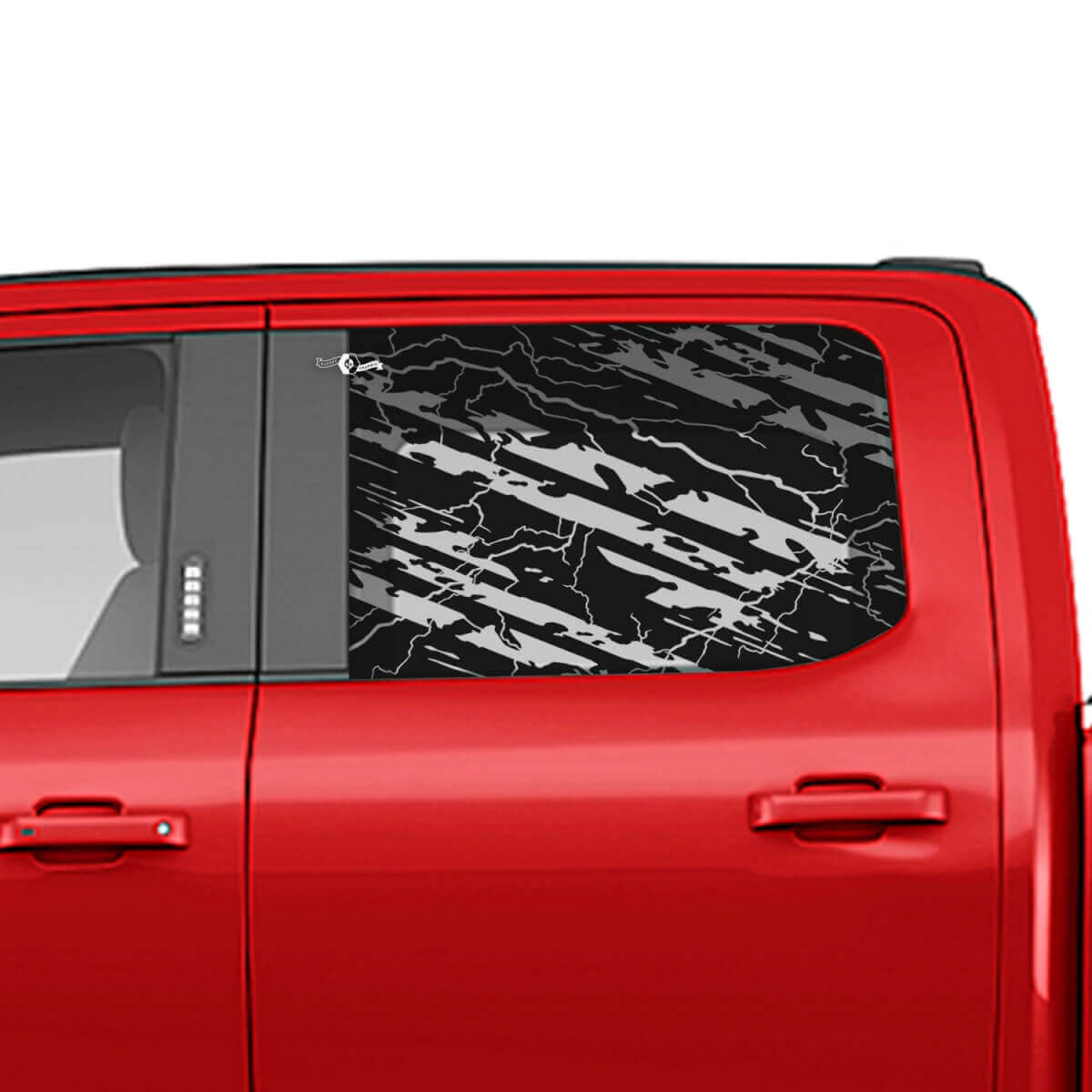 Dispala de ventana lateral gráficos de pegatinas de vinilo para camiones Ford
