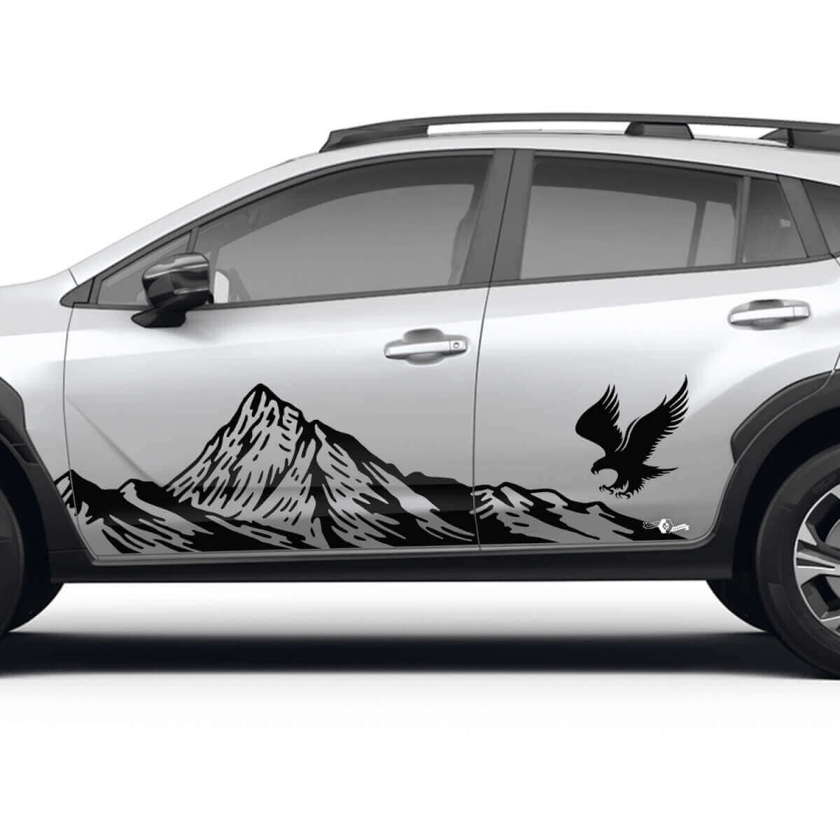 Vinilo adhesivo gráfico de puertas laterales Mountains Eagle para Subaru Crosstrek