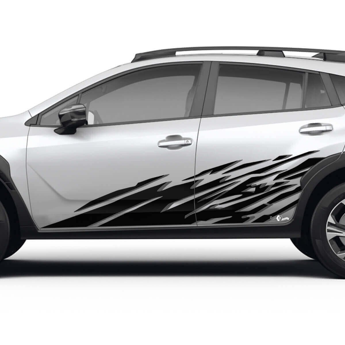 Kit de pegatinas de vinilo para protector contra barro en la puerta lateral para Subaru Crosstrek