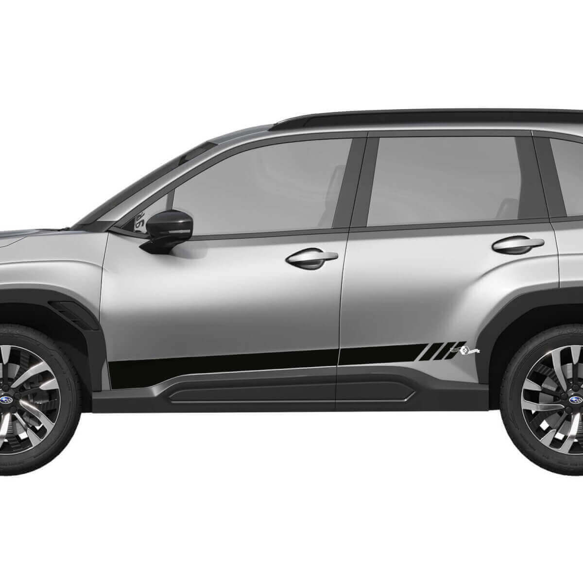 Kit de Calcomanías de Vinilo Decorativas de Tiras con Estroboscópicas para Puertas para Subaru Forester