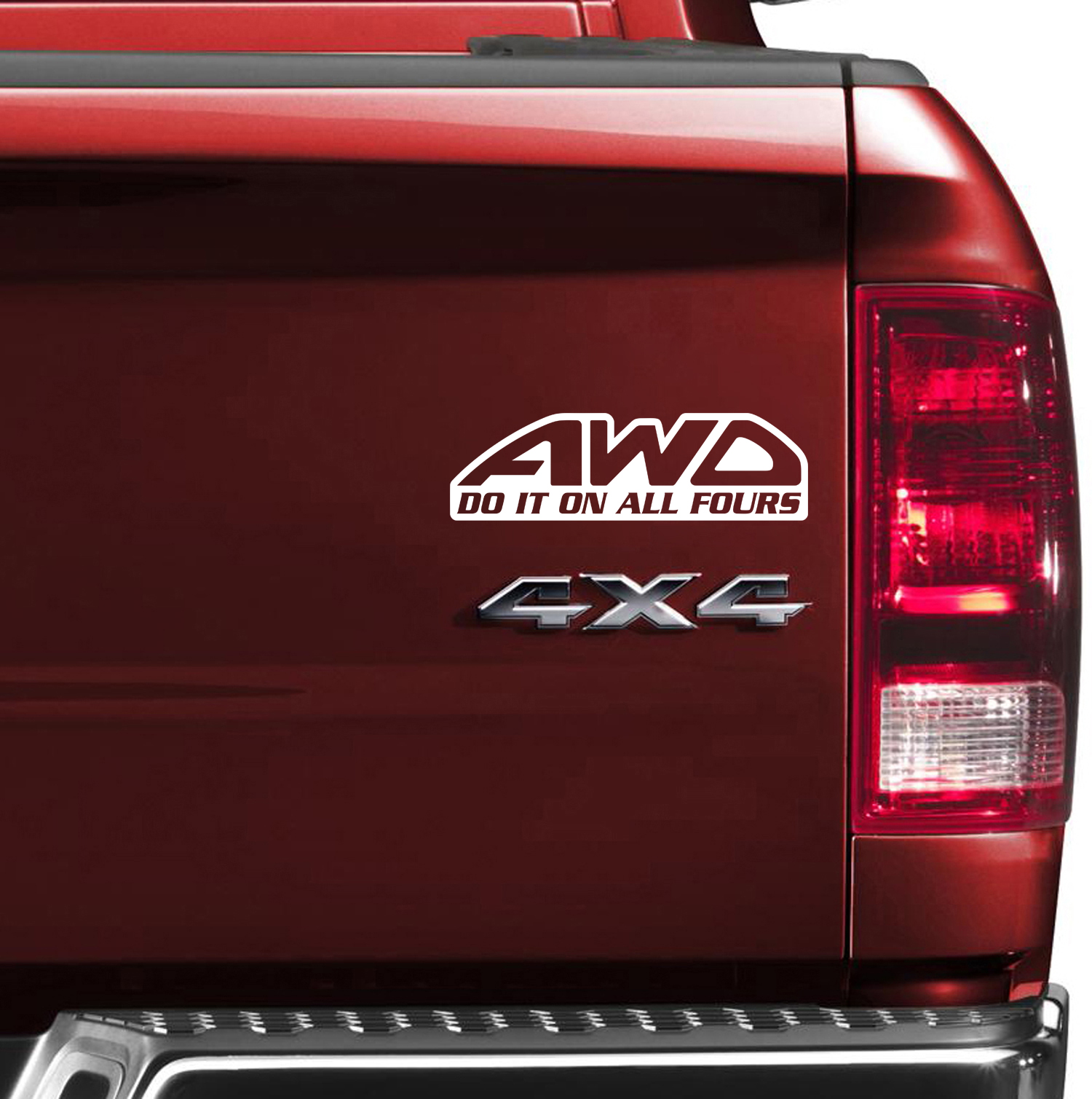 AWD Diesel 4x4 4WD Off Road Truck Jeep TJ LJ JK CJ Calcomanía de vinilo
