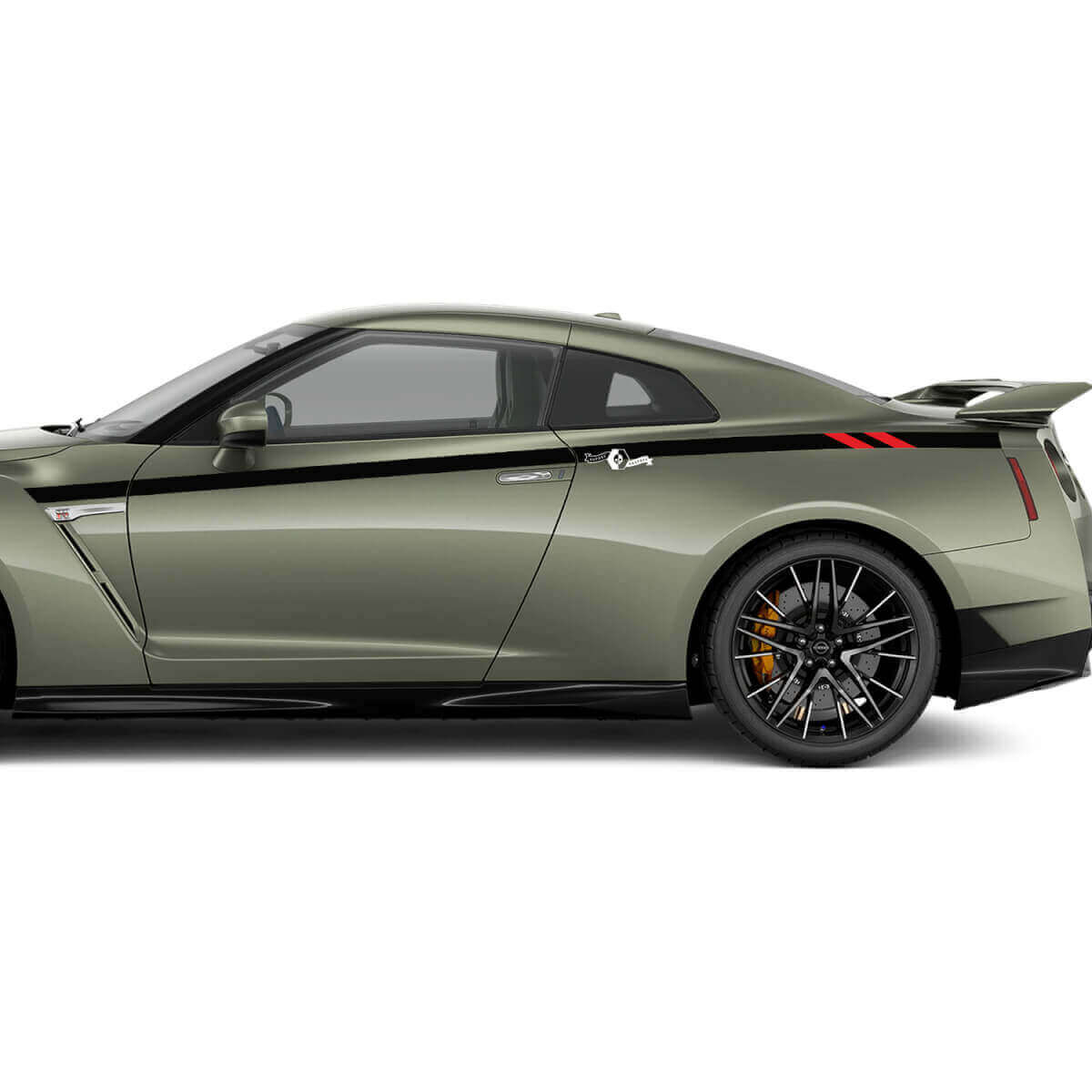 Kit de Calcomanías de Rayas en Puertas Laterales Bedside Racing para Nissan GT-R