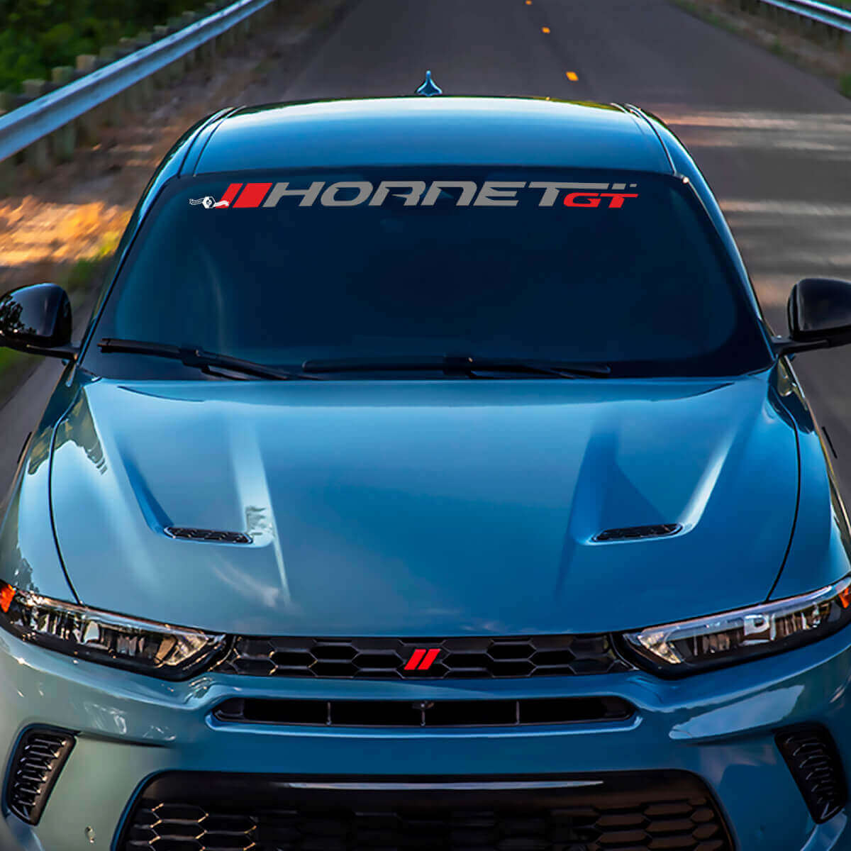 Calcomanía de Letras de Marca para Parabrisas Vinilo Gráfico para Dodge GT Hornet