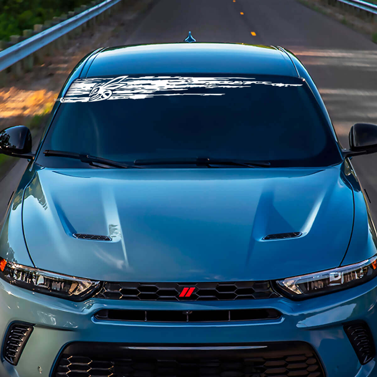 Vinilo Adhesivo para Parabrisas Estilo Salpicadura de Barro Bee para Dodge Hornet