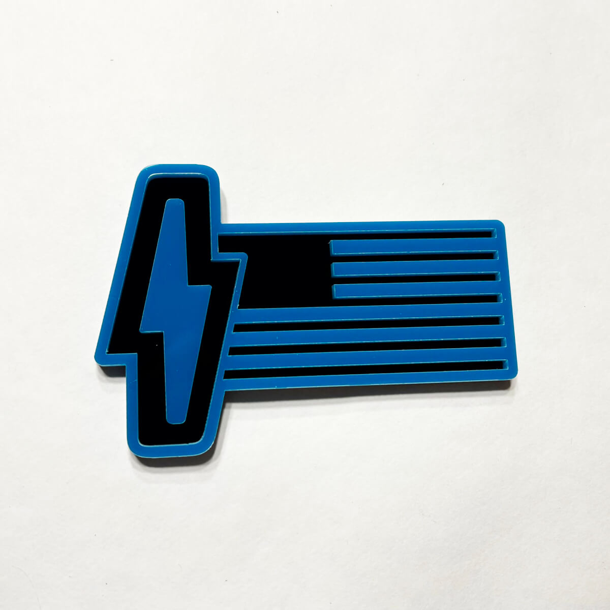 Ford 150 Lightning US Flag 3d Insignia - Insignias de guardabarros personalizadas emblema rojo y negro

