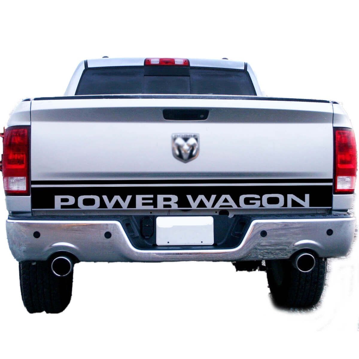 Dodge Ram 1500 Power Wagon Camion Tailgate Accent Graphics Graphics Stripe Sticker Decal 2
