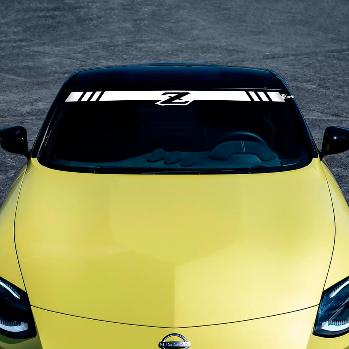 Calcomanía de franja Z para parabrisas para Nissan Z Sport 2
