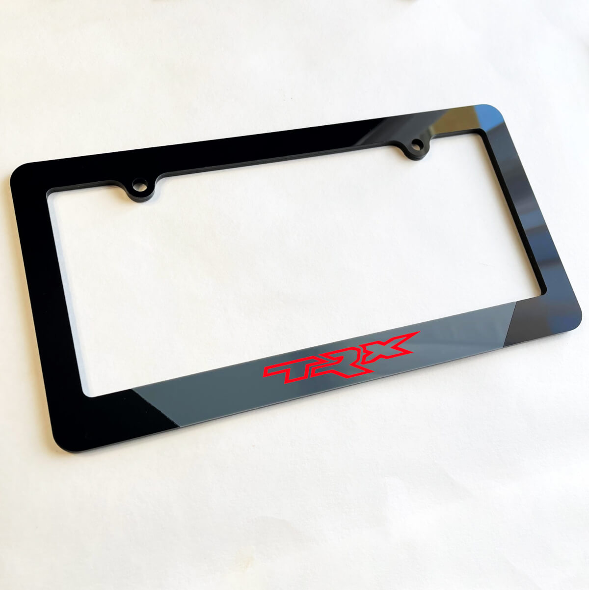 Vehicle La matrícula cubre los marcos de decoración del vehículo para esquivar Ram TRX
