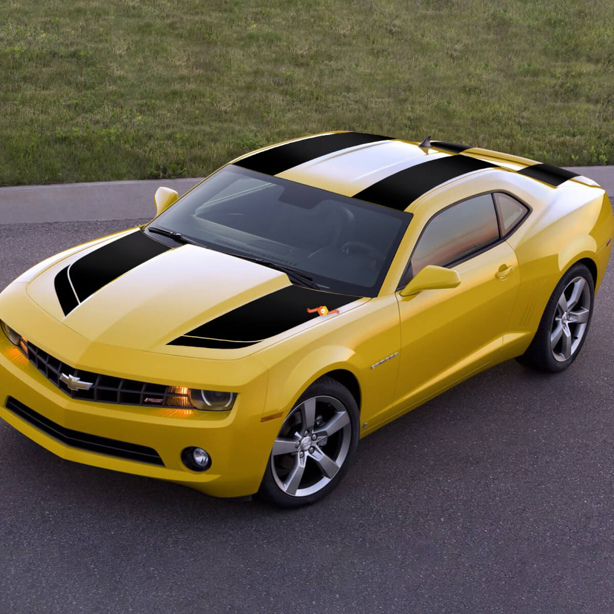 Rally Racing Stripes Decals Graphics para Camaro Transformers Especial Edición
