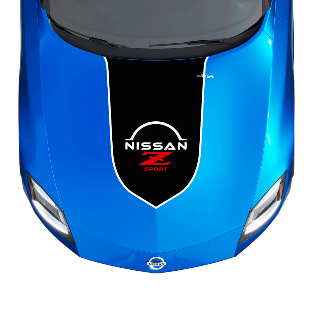 Kit de calcomanía de stripe de acento de capucha para Nissan Z Sport
