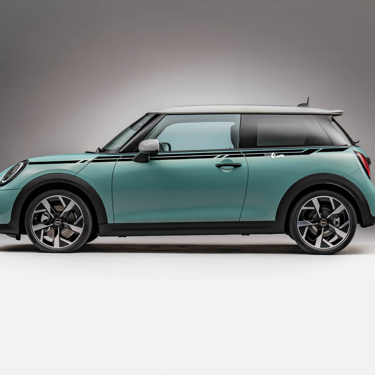 Decal de gráficos de acentos de carreras laterales para Mini Cooper S 2
