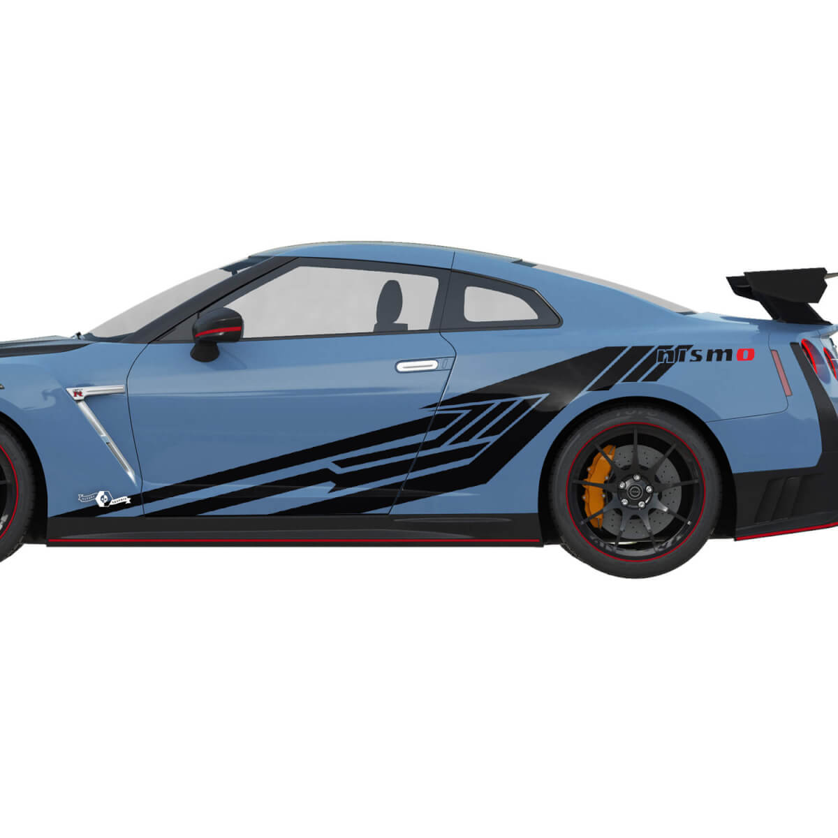 Gráficos laterales Kit de calcomanía de línea de rayas NISMO para Nissan GT-R
