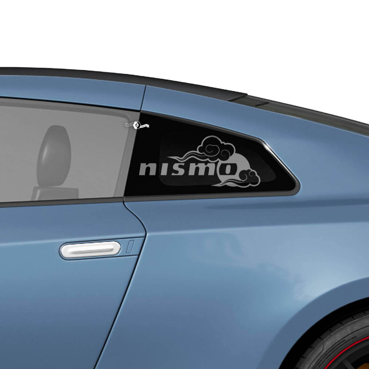 Ventana trasera lateral NISMO Estilo gráfico Kit de calcomanías de calcomanías para Nissan GT-R
