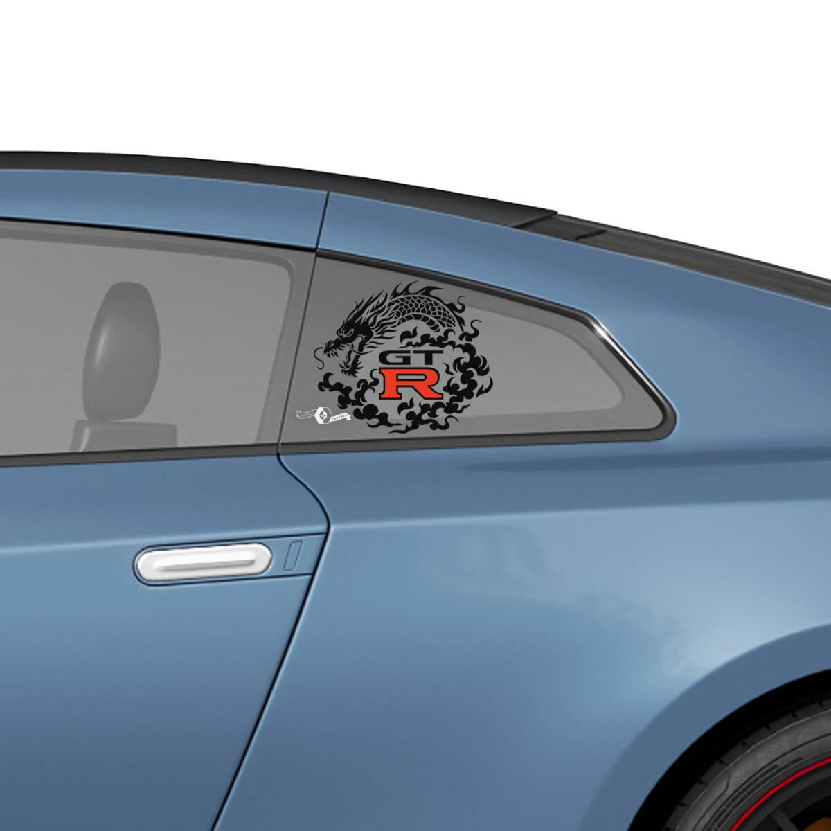 Ventana trasera lateral NISMO Estilo gráfico Kit de calcomanías de calcomanías para Nissan GT-R
