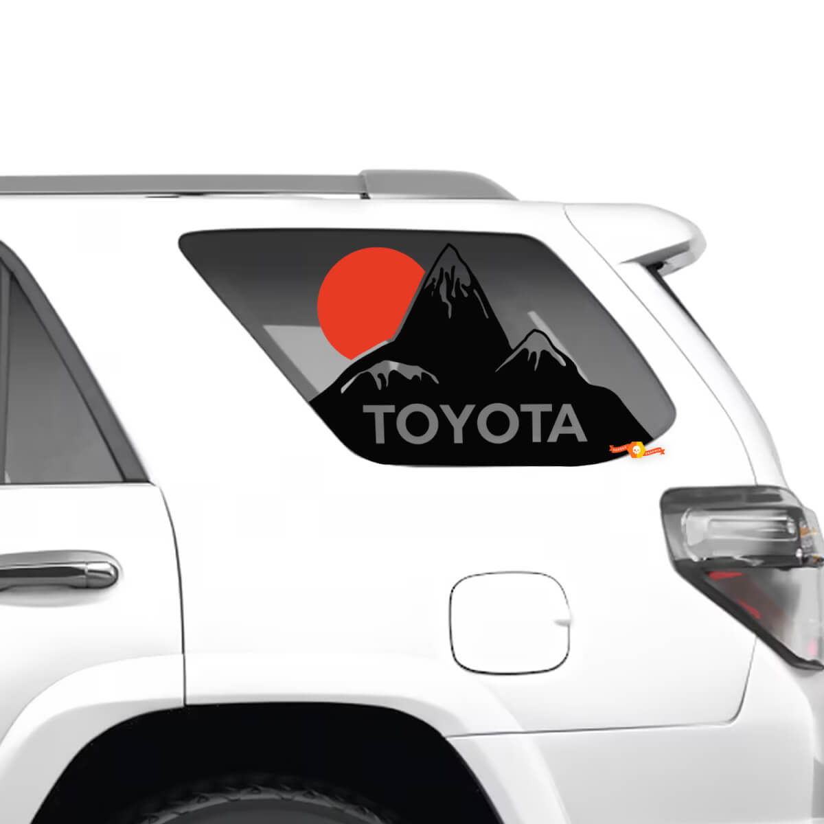 Kit de calcomanía de calcomanías de vinilo de montañas de barrio lateral para Toyota 4Runner
