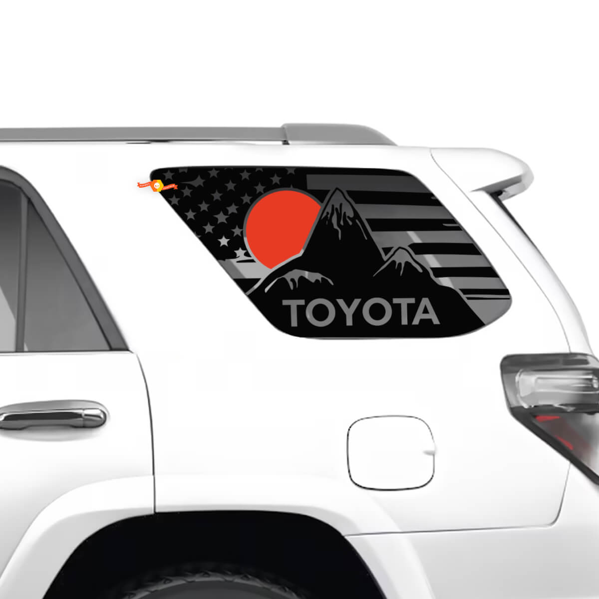 Kit de calcomanía de calcomanías de vinilo de montañas de barrio lateral para Toyota 4Runner
