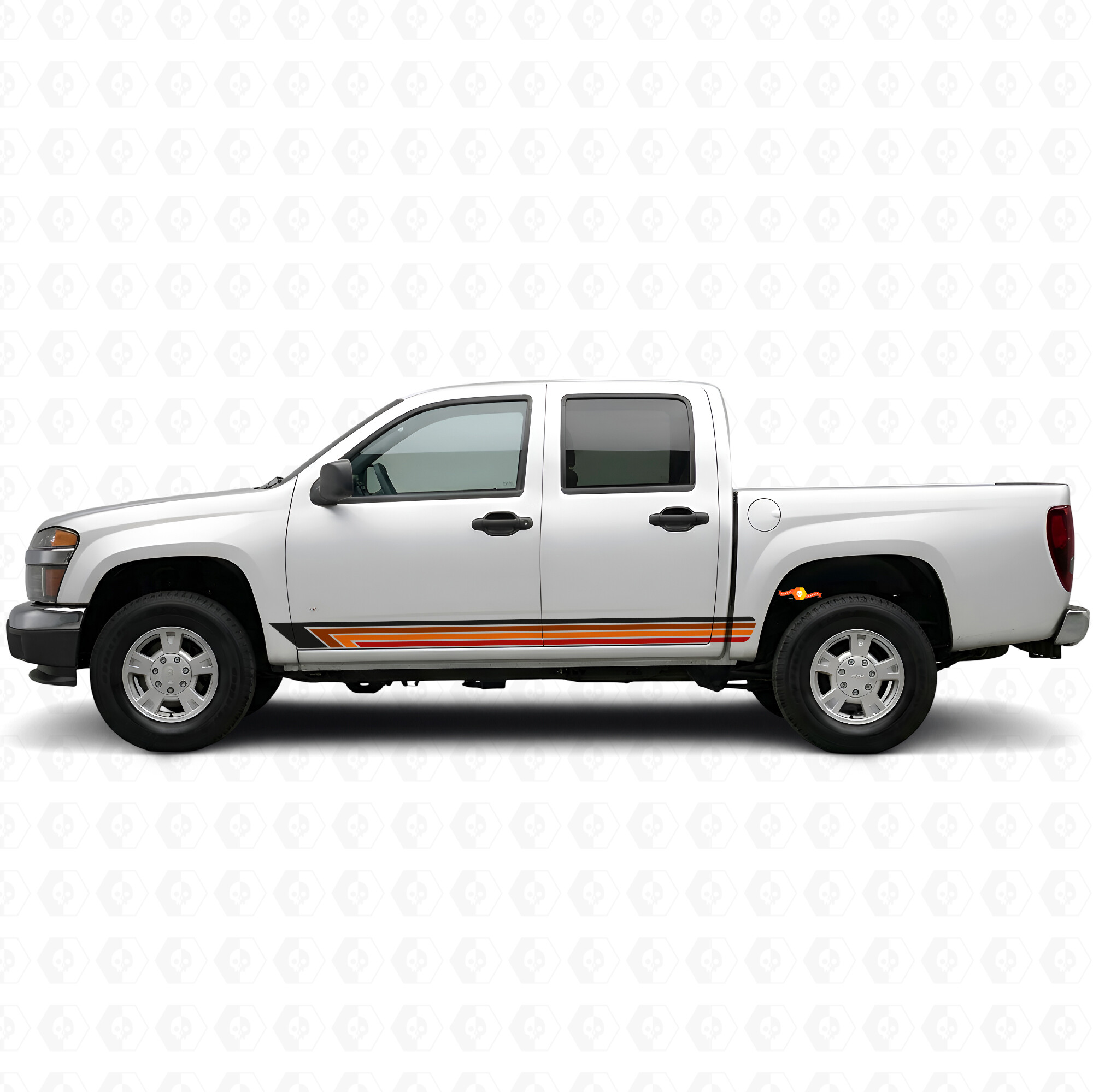 Tiras de Vinilo Vintage para Puertas y Paneles Laterales de Chevrolet Colorado 1ª Gen 2004-2012