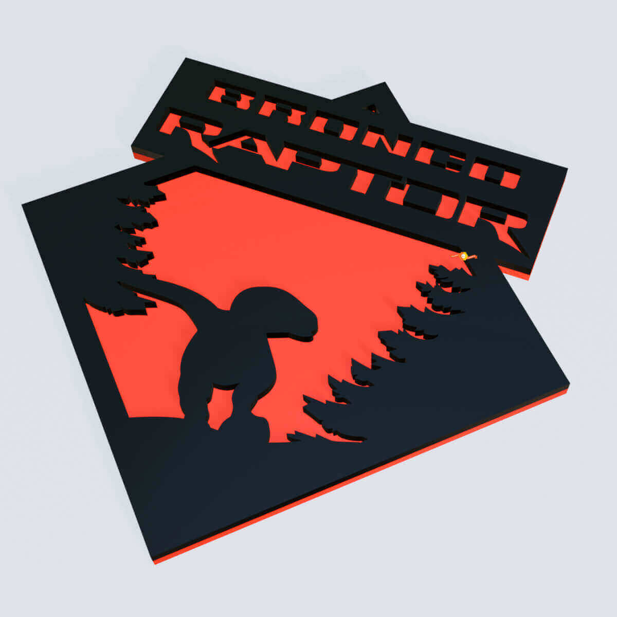 Insignias de guardabarros de horse power truck Edition Emblema 3D Insignia
