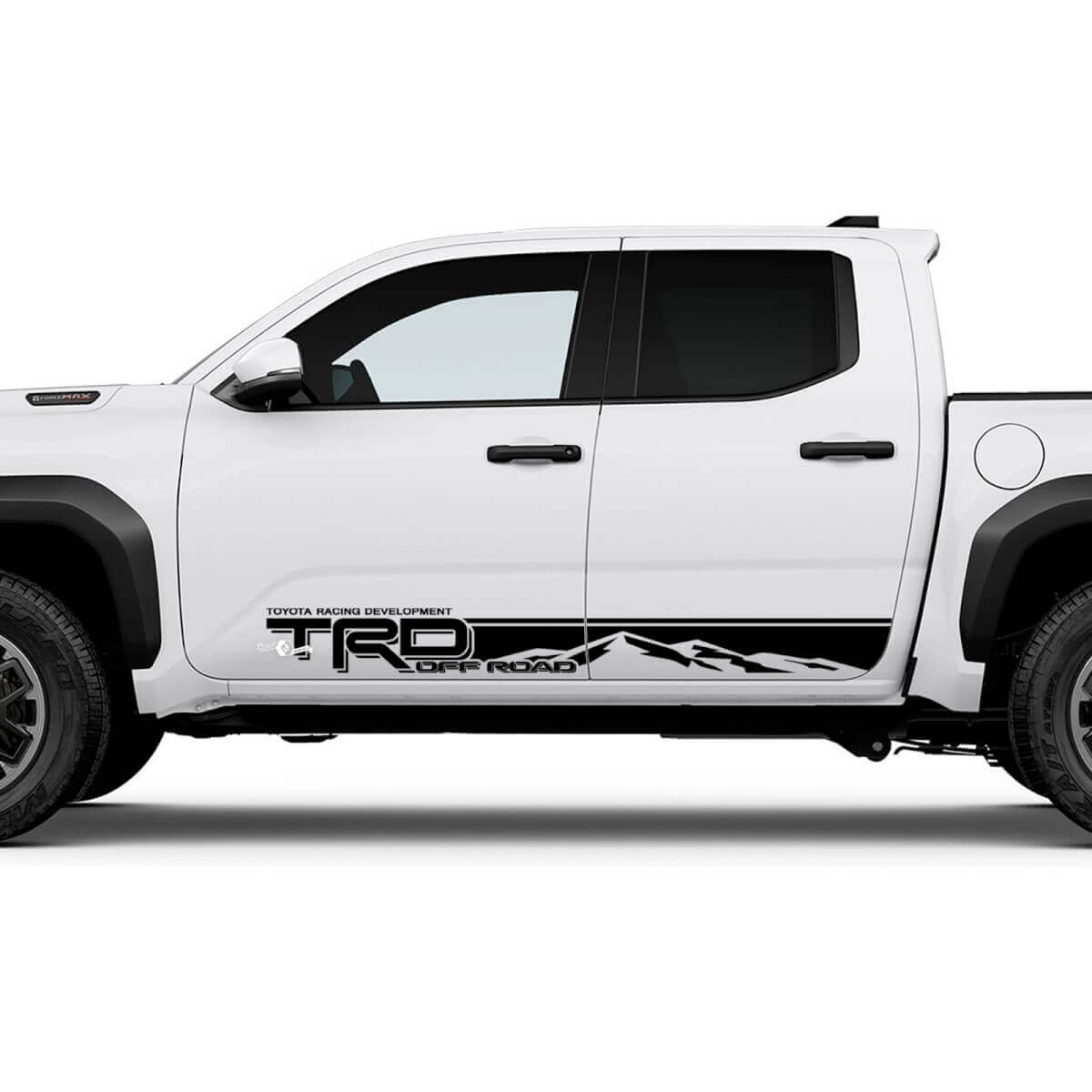 TRD Off Road Mountains Side Rocker Panel Panel Palegas para Toyota Tacoma Cuarta generación

