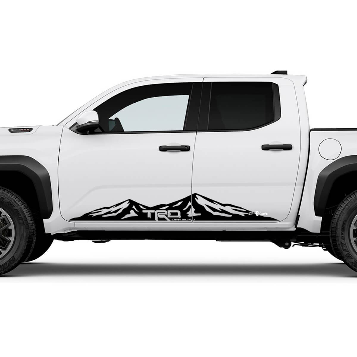 TRD Off Road Side Mountains Rocker Panel Pande Pegalias para Toyota Tacoma 2

