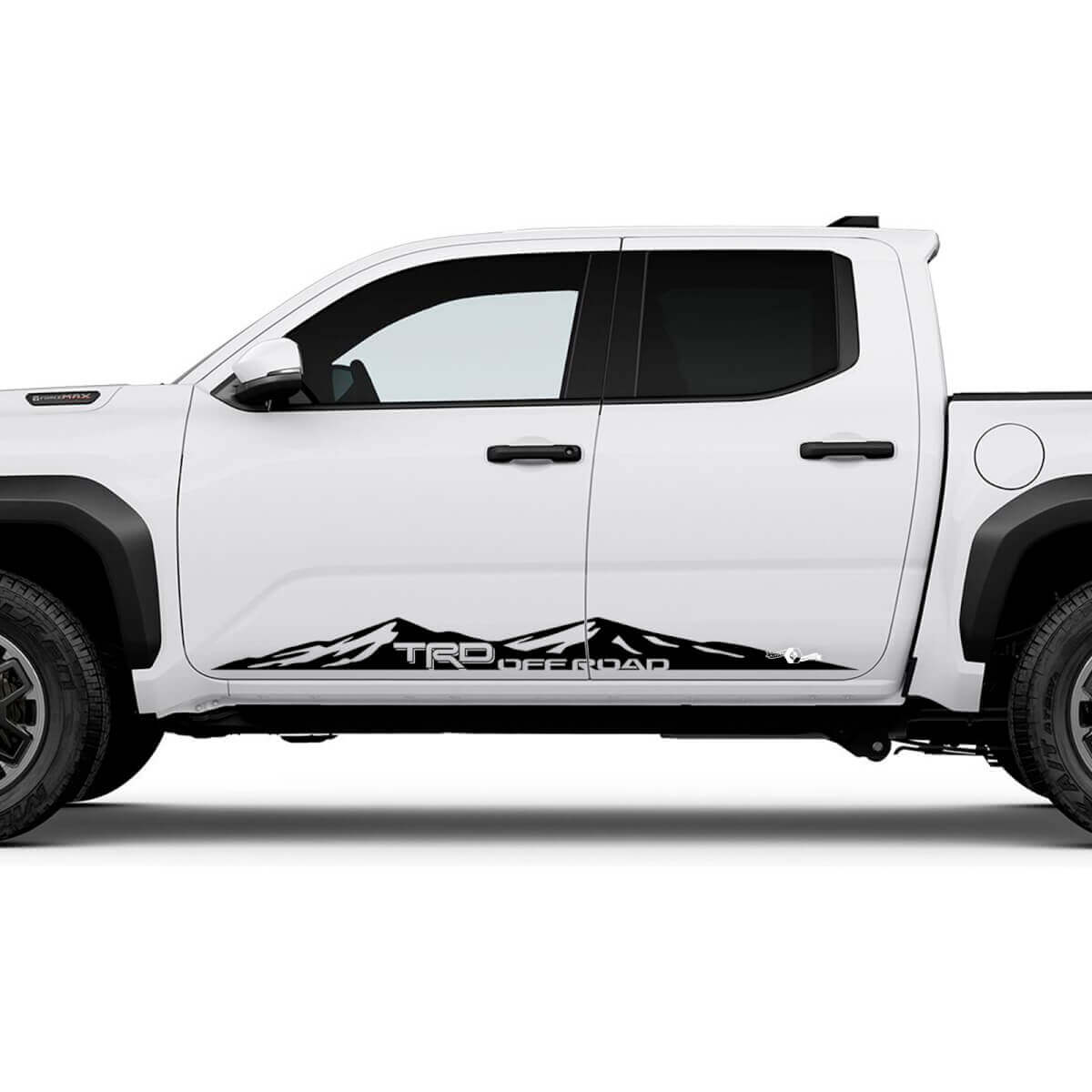 Trd Off Road Side Mountains Montañas Rocker Panel Palegas para Toyota Tacoma 2
