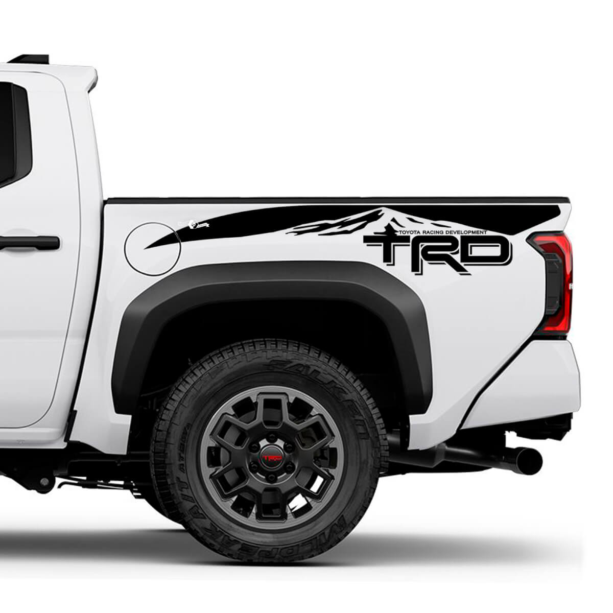 TRD Off Road Montañas Camiones de noche Pegatinas para Toyota Tacoma 2
