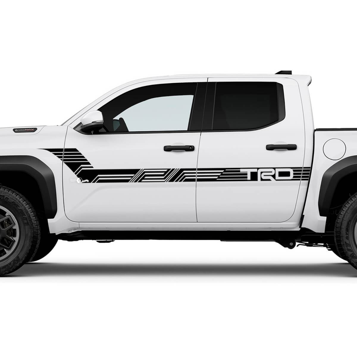 Palacas de camiones de camión laterales de TRD fuera de la carretera para el camión de la noche para Toyota Tacoma 4th Gen
