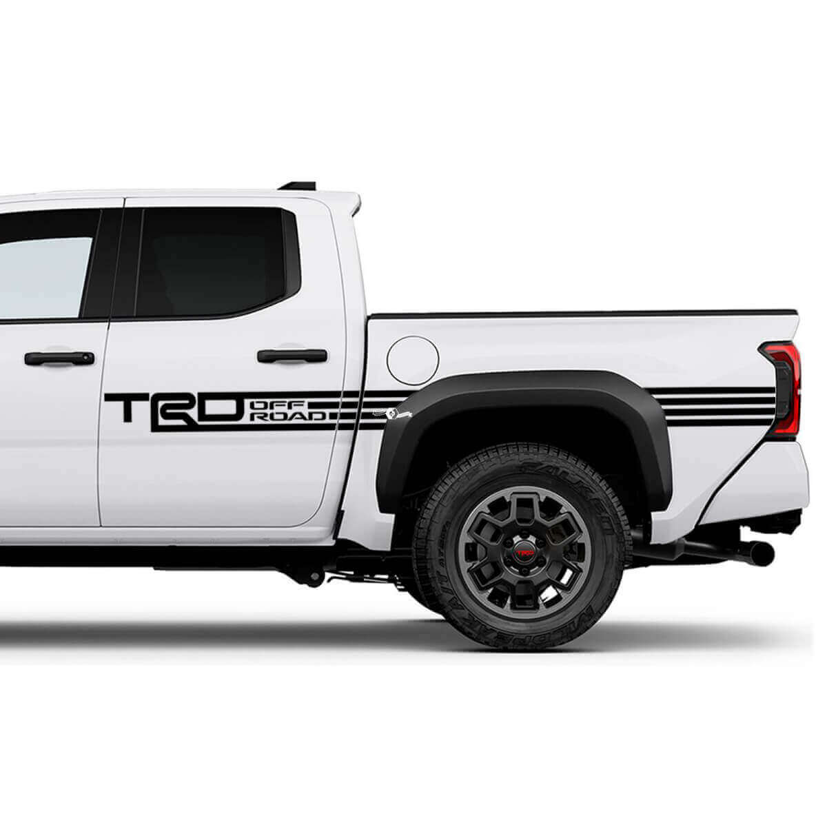 Calcomanía adhesiva lateral de vinilo con franjas TRD Off Road para Toyota Tacoma