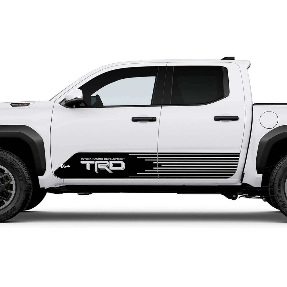 TRD Off Road Side Racing Stripes Rocker Panel Pande Peganadas para Toyota Tacoma
