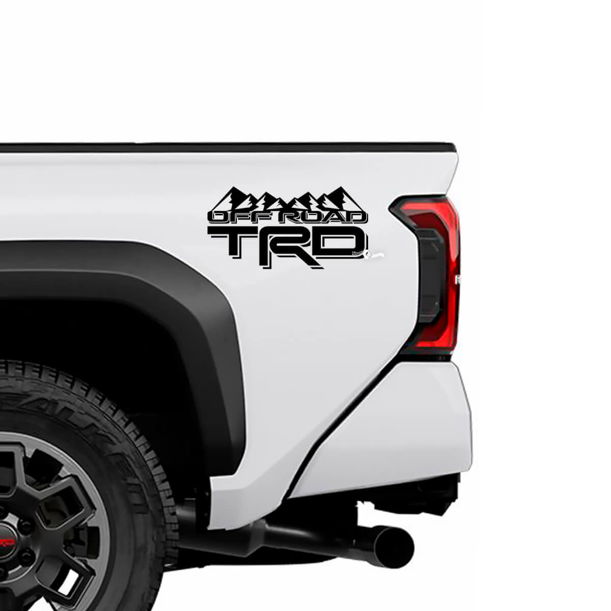 TRD Off Road Mountains Bedside Truckes Camiones calcomanías para Toyota Trucks 2
