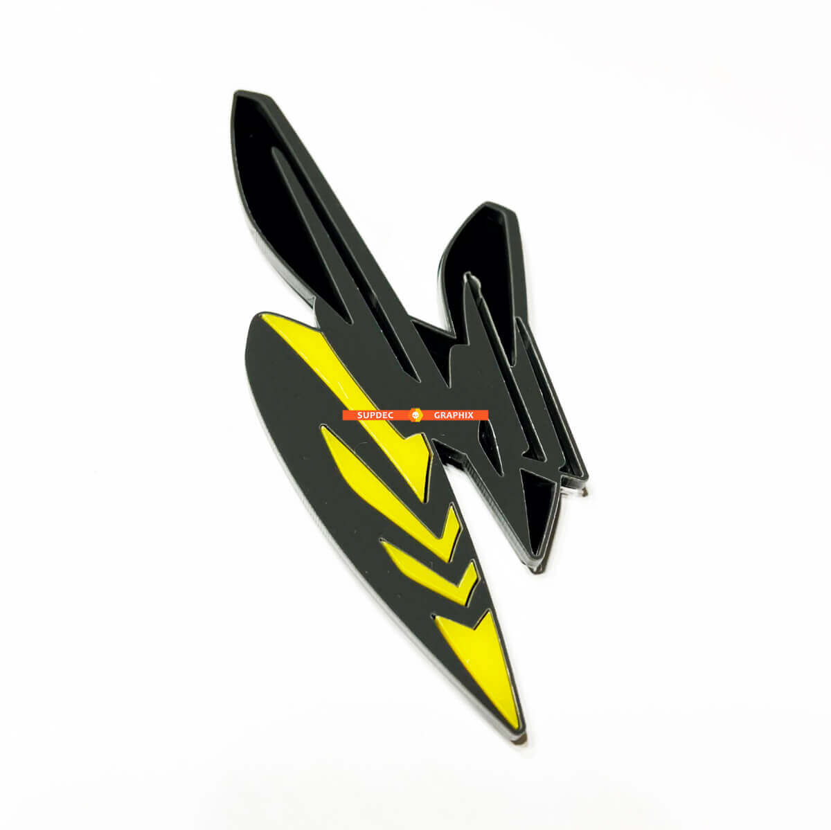 Insignias de guardabarros Gloss Hornet Emblema de portón trasero Insignia 3D para Dodge Hornet
