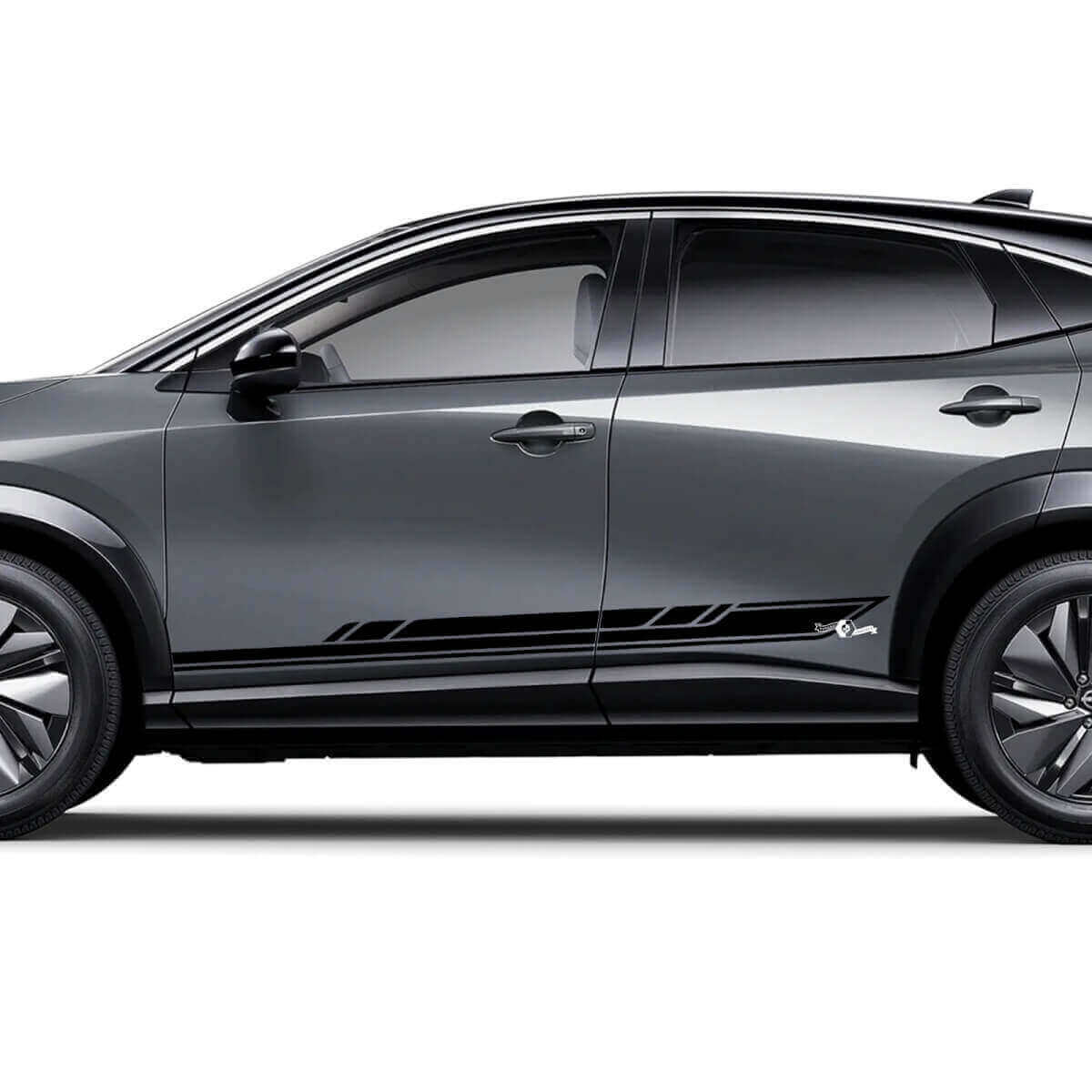 Kit de Calcomanías con Gráficos de Rayas de Acento de Carreras en los Lados Geométricos para Nissan ARIYA