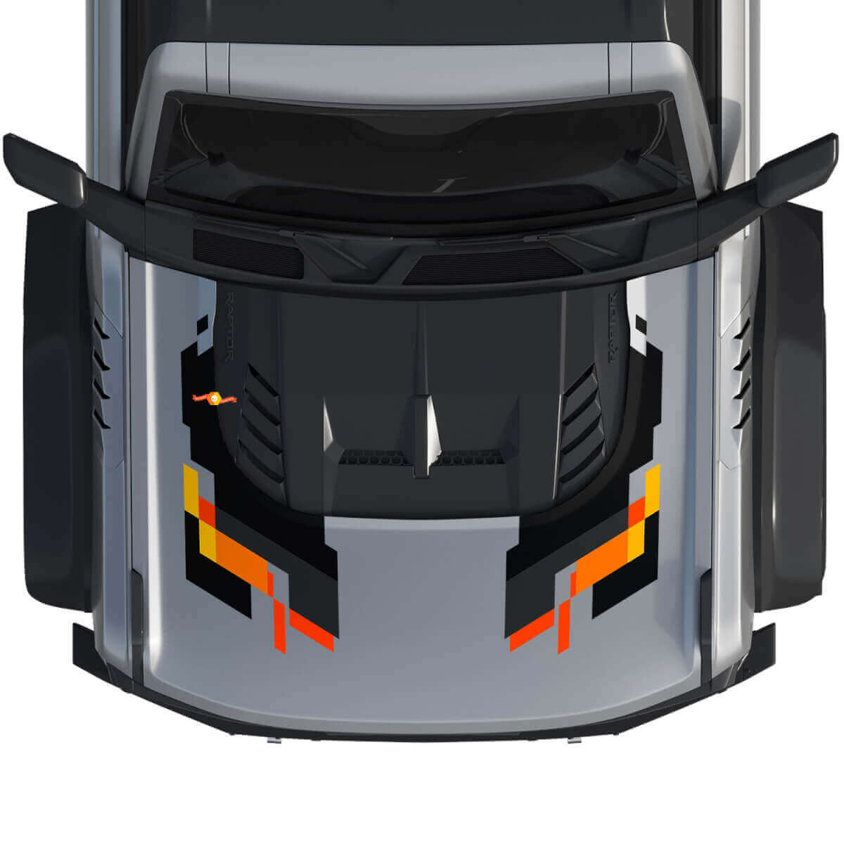 Calcomanía de Vinilo Kit de Gráficos para Capó 2 para Ford Bronco Raptor