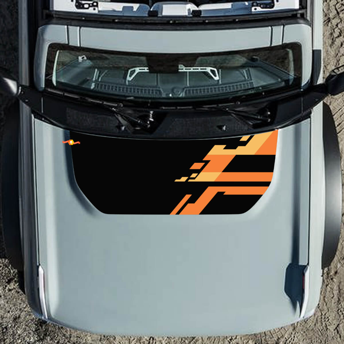 Kit de gráficos de calcomanías de vinilo para capó para Ford Bronco Raptor
