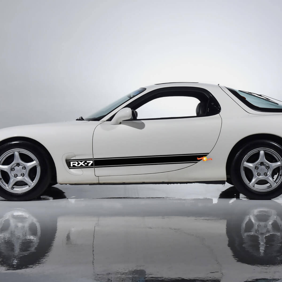Calcomanía de franja lateral - Calcomanía de vinilo personalizada para Mazda RX-7 Sport
