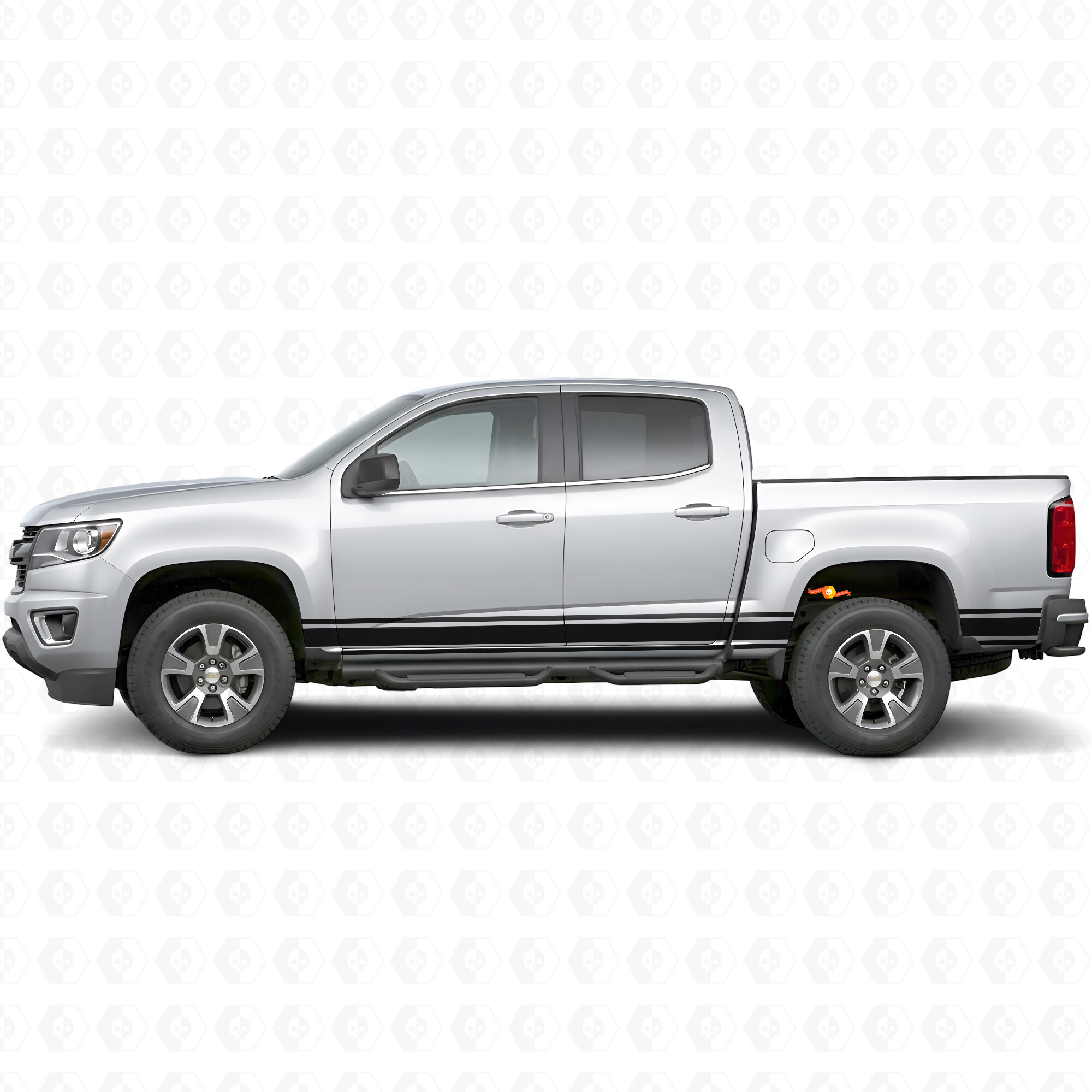 Vinilos Finos de Acento para Puertas y Laterales de Cama para Chevrolet Colorado 2ª Generación 2015-2022