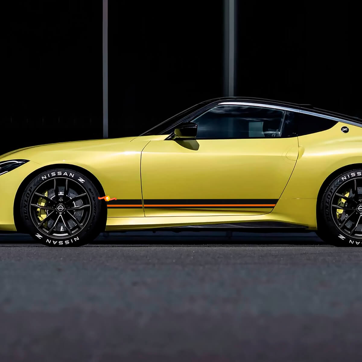 Kit de gráficos de vinilo para calcomanías laterales de la Edición Z de Nissan en 2 colores
